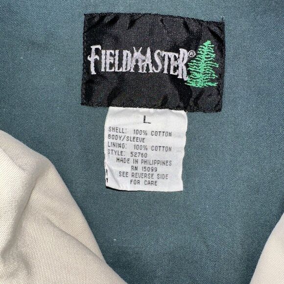 Vintage Field Master Jacket Men L Tan Field Barn Chore Coat Quilt Lined (2K) - Picture 2 of 11